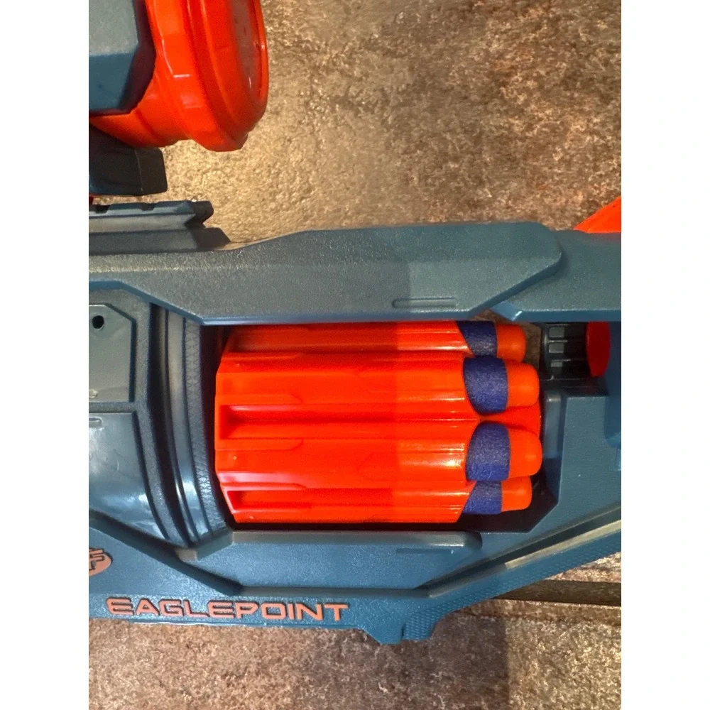 Nerf Elite 20‎ Eagle Point Blaster Scope Darts Teal Orange